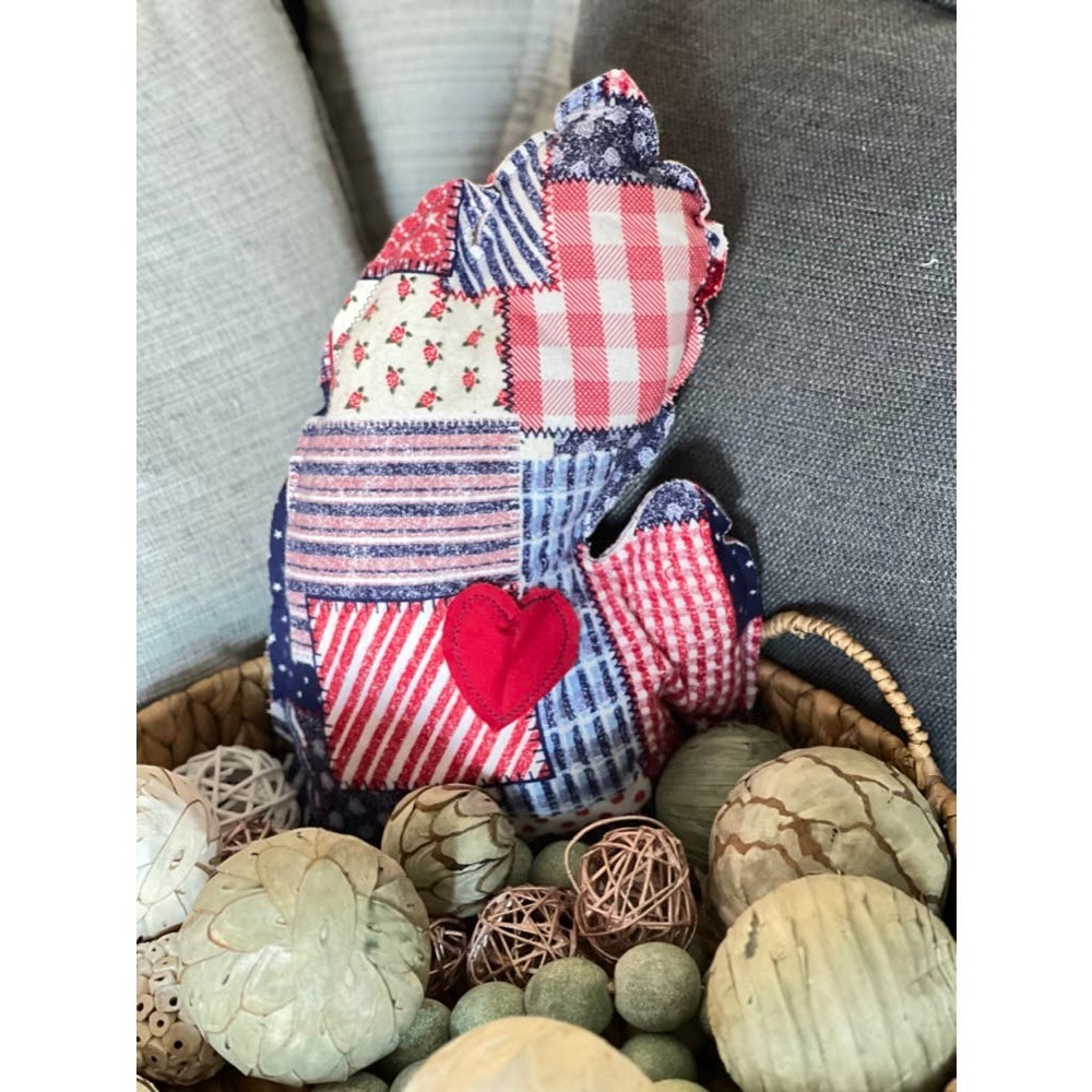 One of a kind Upcycled Blue Tie Dyed Skeleton Small